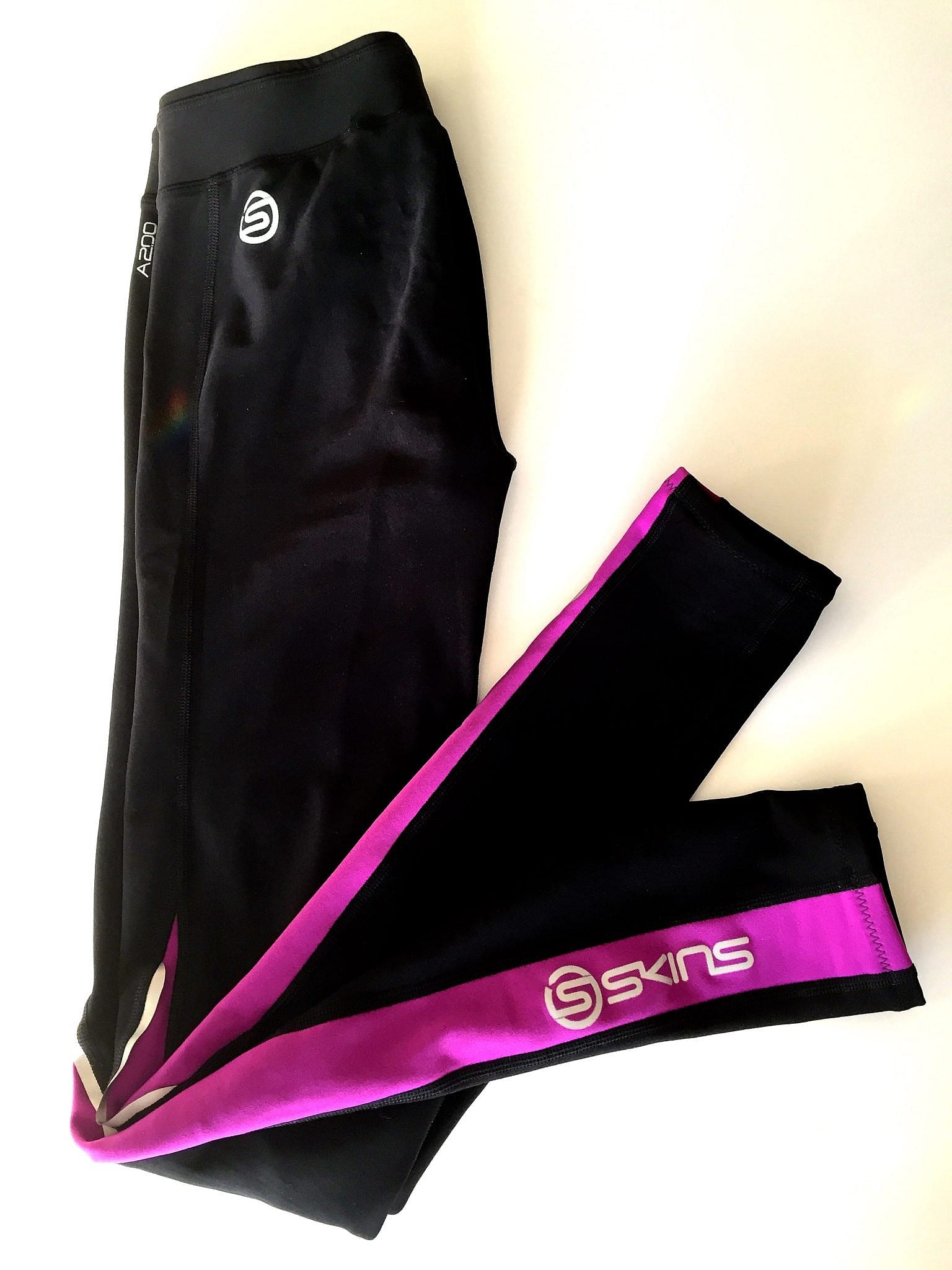 Skins A200 Thermal Violet Womens Long Tights