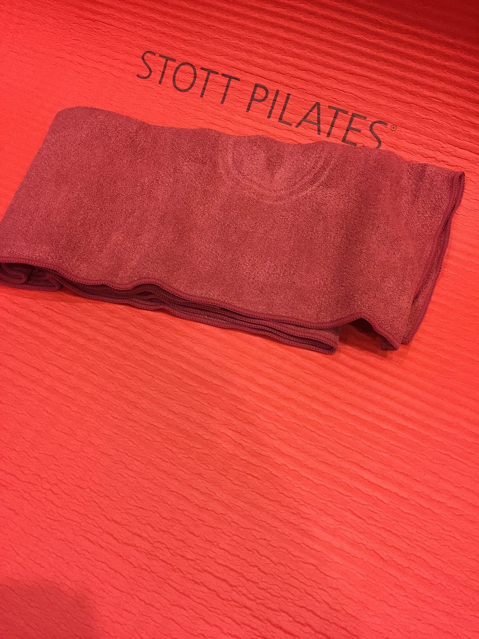 Stott Pilates towel workout