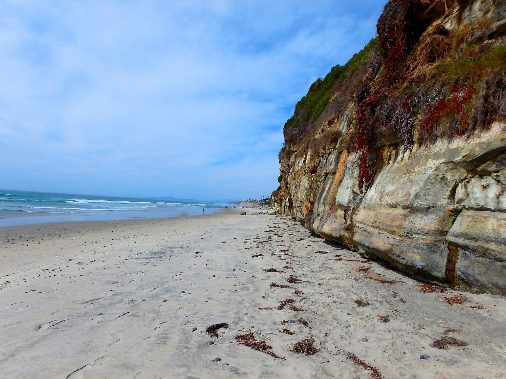 Långa strandpromenader
