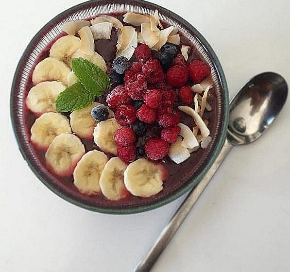 recept acai bowl