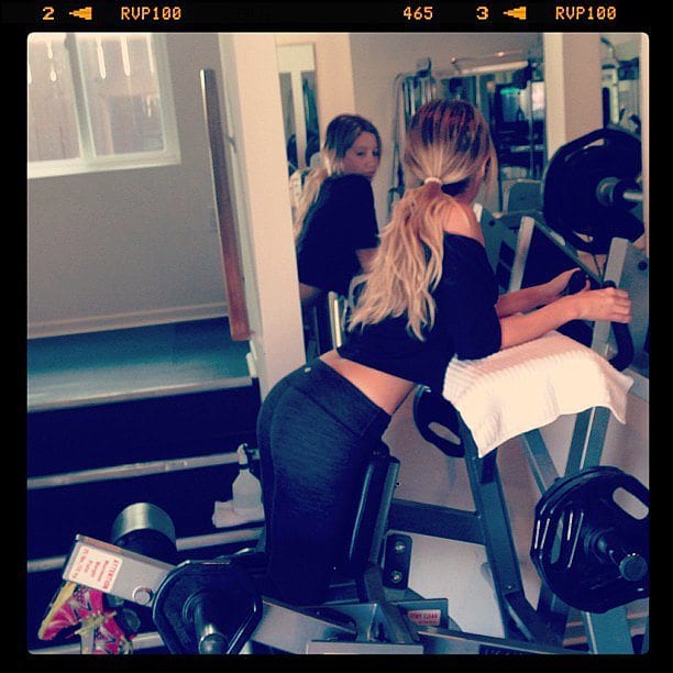 Ashley Tisdale diggar gymmet. Foto: instagram ashleytisdale