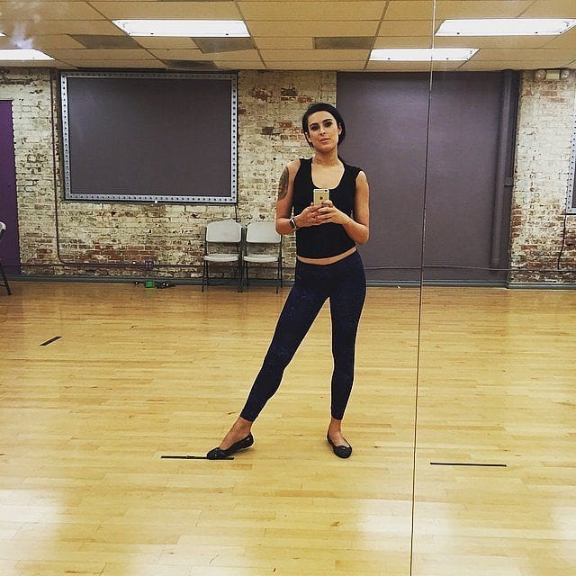 Rumer Willis danstränar. 