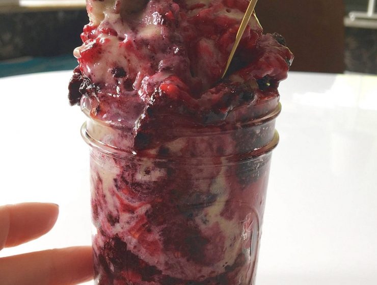 Vanilla Berry Nicecream