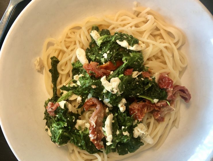 italiensk tricolore pasta