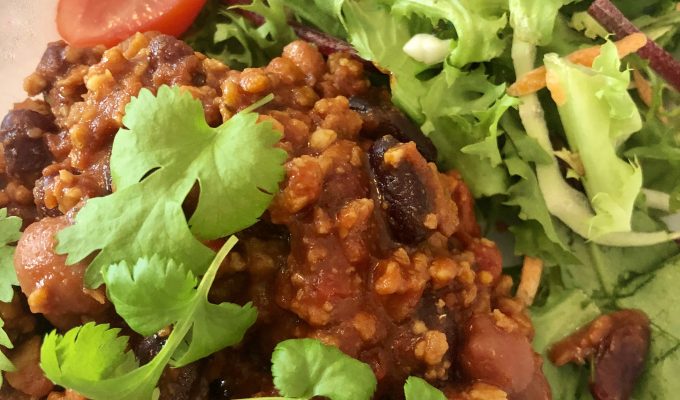 chili sin carne recept