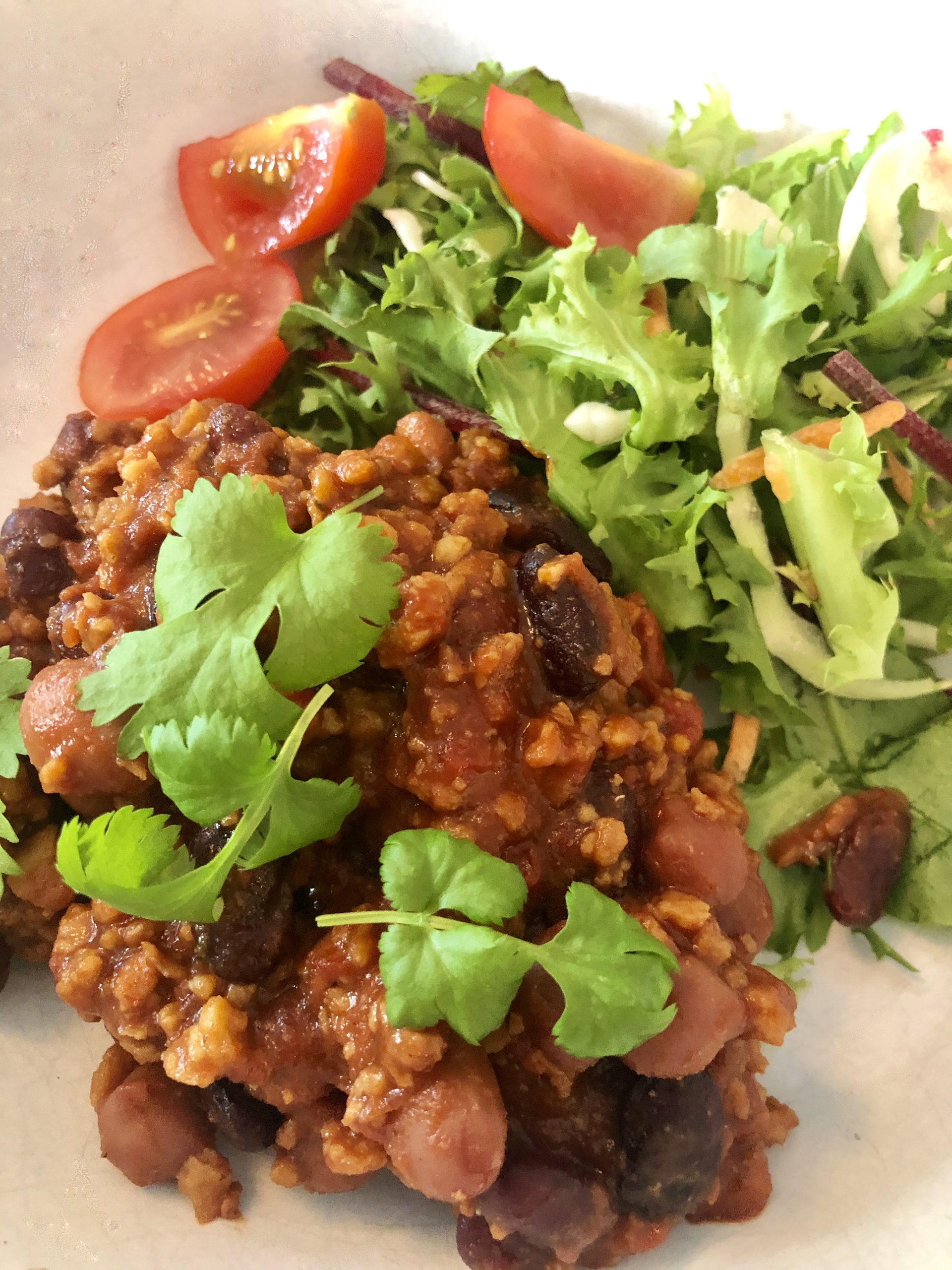 chili sin carne recept