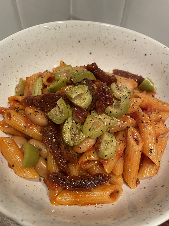 pasta med bönor