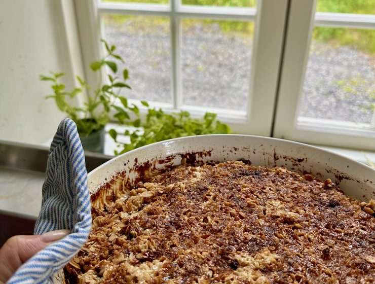 knäckig rabarberpaj